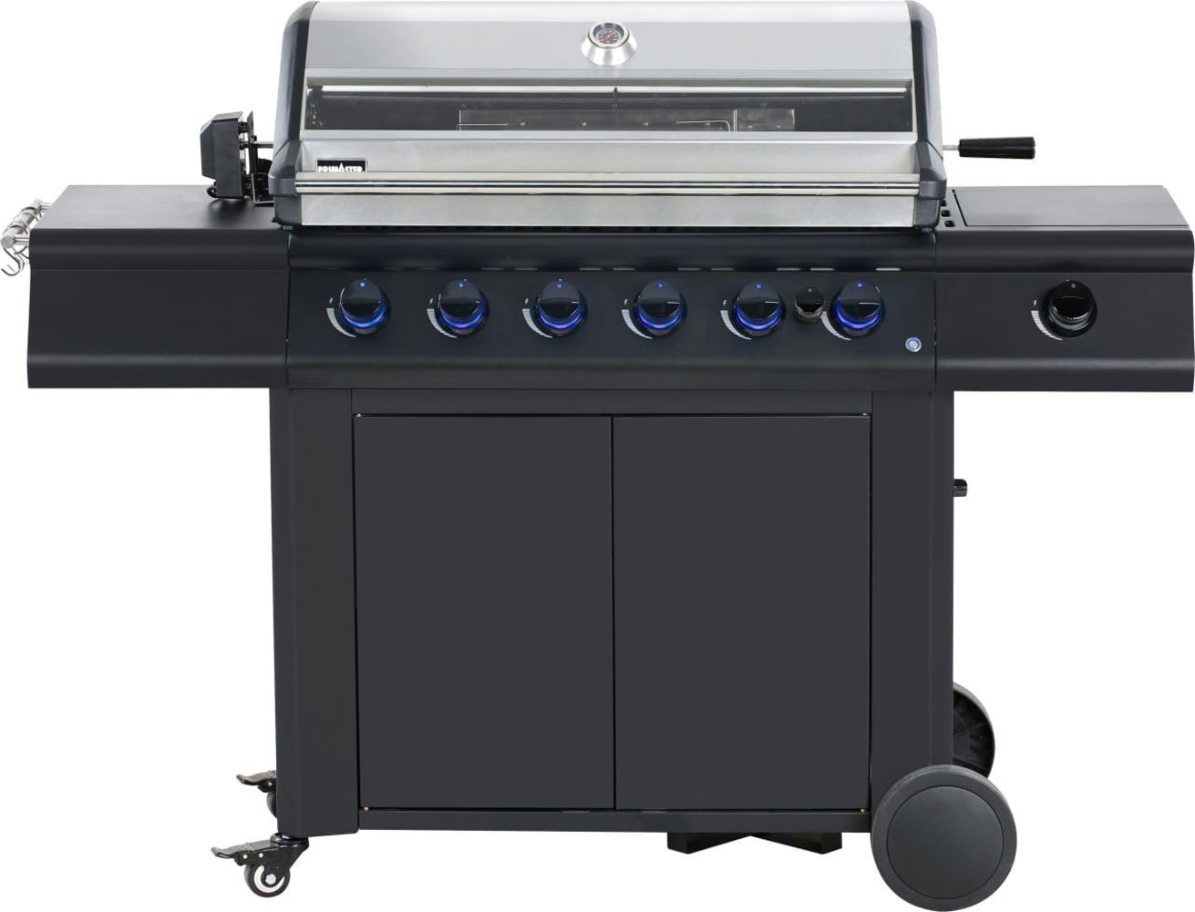 Primaster Gasgrill Mendoza 6100 Grillwagen Barbecue Grill 5 Brenner Grillspieß Bild 1