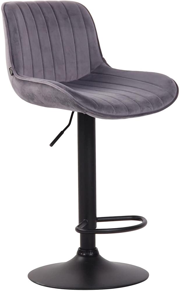 Barhocker Lentini Samt schwarz [318271] Bild 1