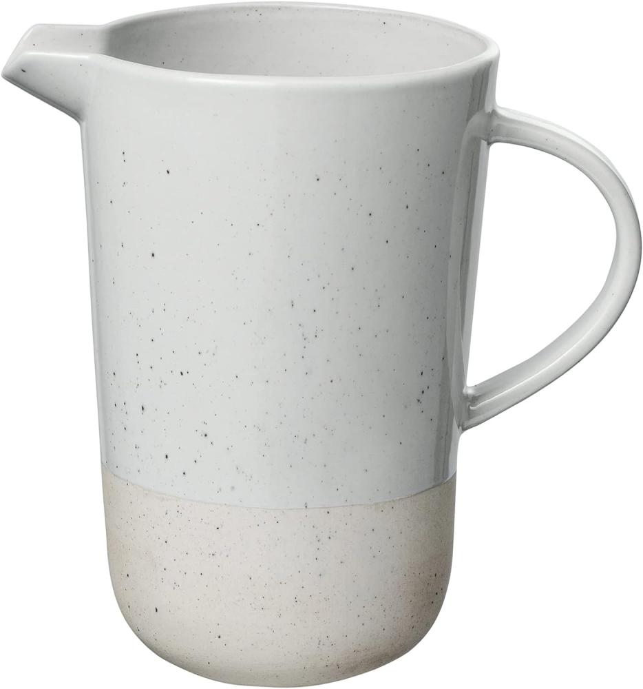 Blomus Sablo Krug, Wasserkrug, Kanne, Henkelkrug, Saftkrug, Karaffe, Keramik, Sand, 1 L, 64160 Bild 1