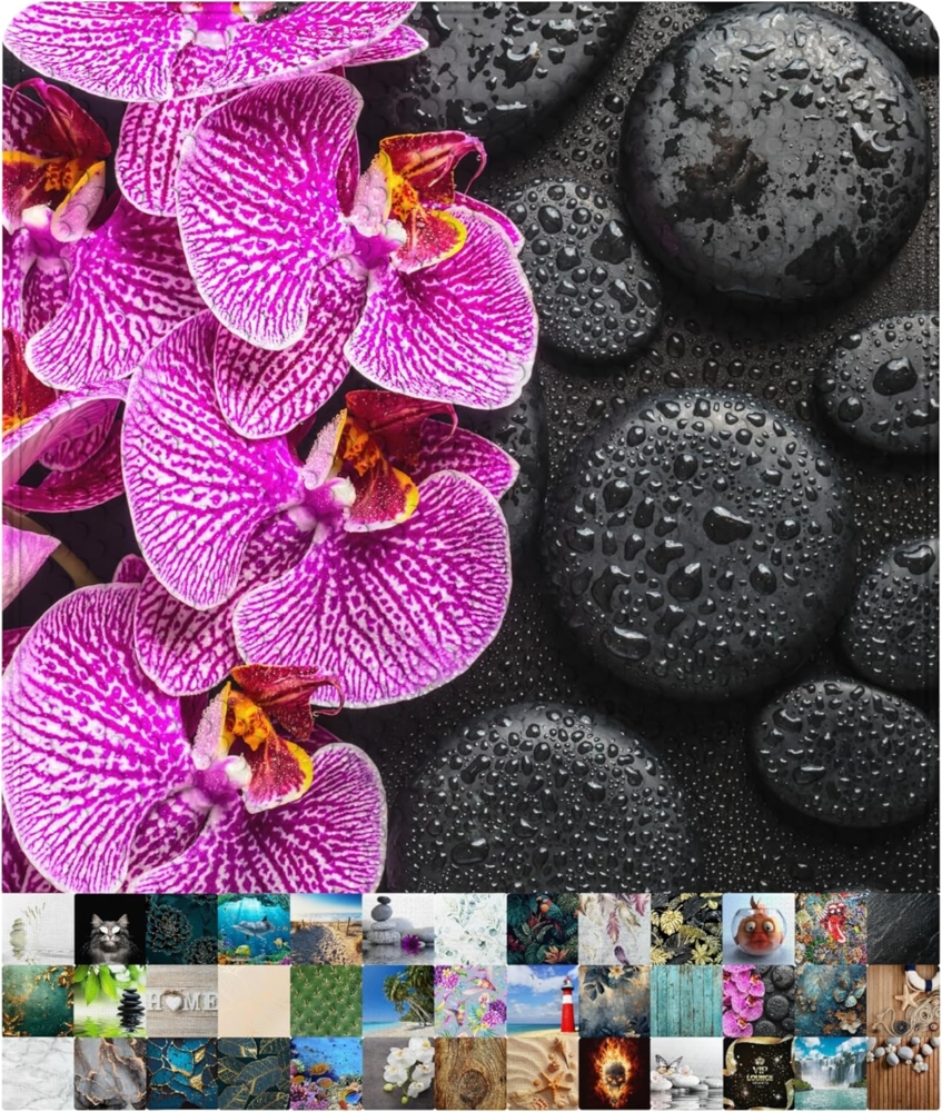 Sanilo Duschmatte mit Motiv, viele schöne Badematten zur Auswahl, rutschfeste & sichere Badematte, hochwertig, Kunststoff PVC, quadratisch, 230 extra starke Saugnäpfe, 53 x 53 cm, waschbar Bild 1