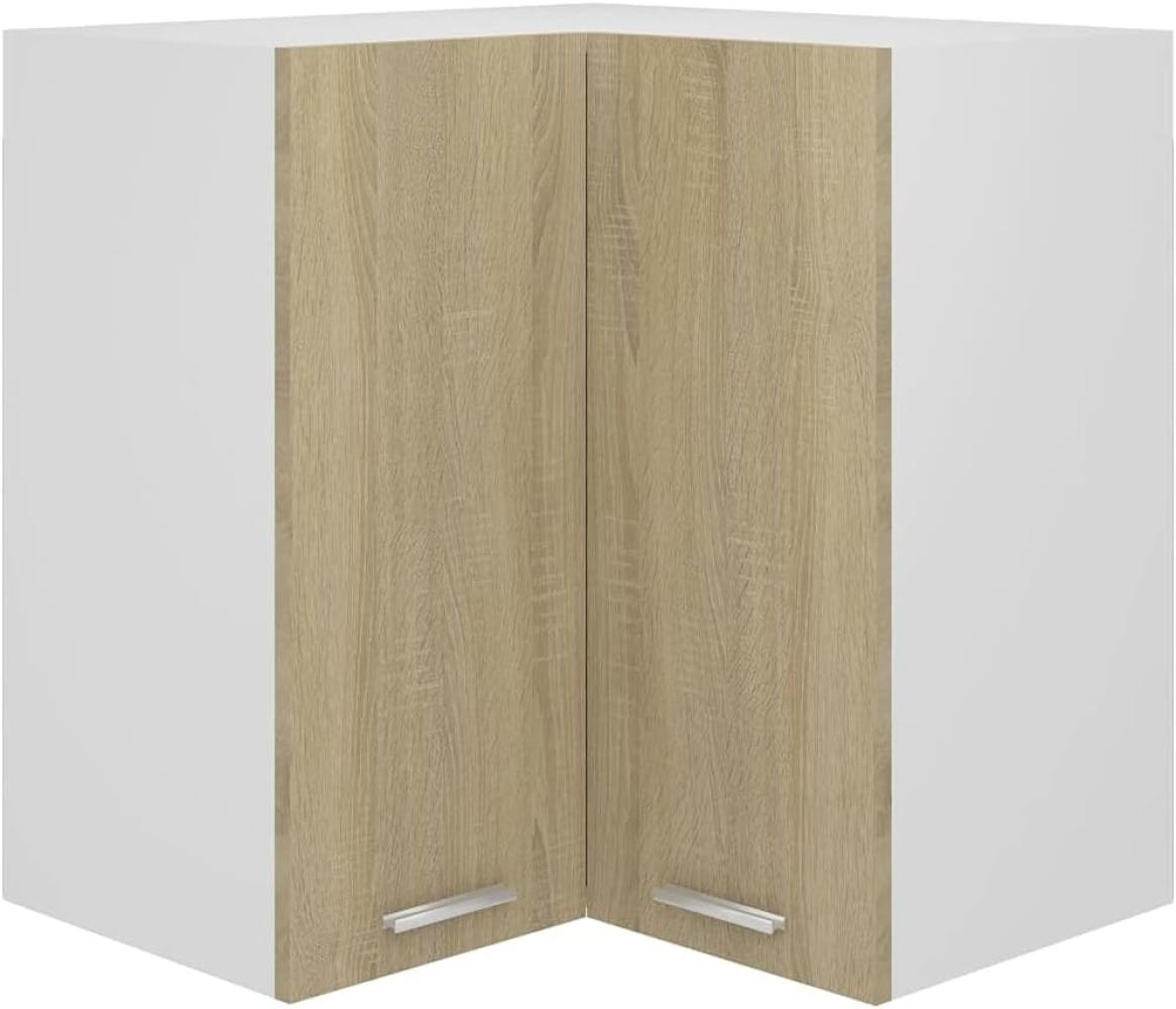 Eckhängeschrank Sonoma-Eiche 57 x 57 x 60 cm Holzwerkstoff Bild 1