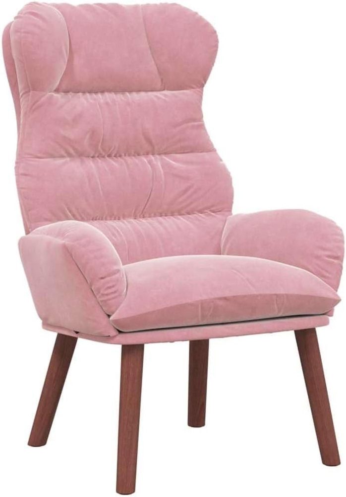 vidaXL Sessel Rosa 69 x 74 x 93 cm Samt 42001891 Bild 1
