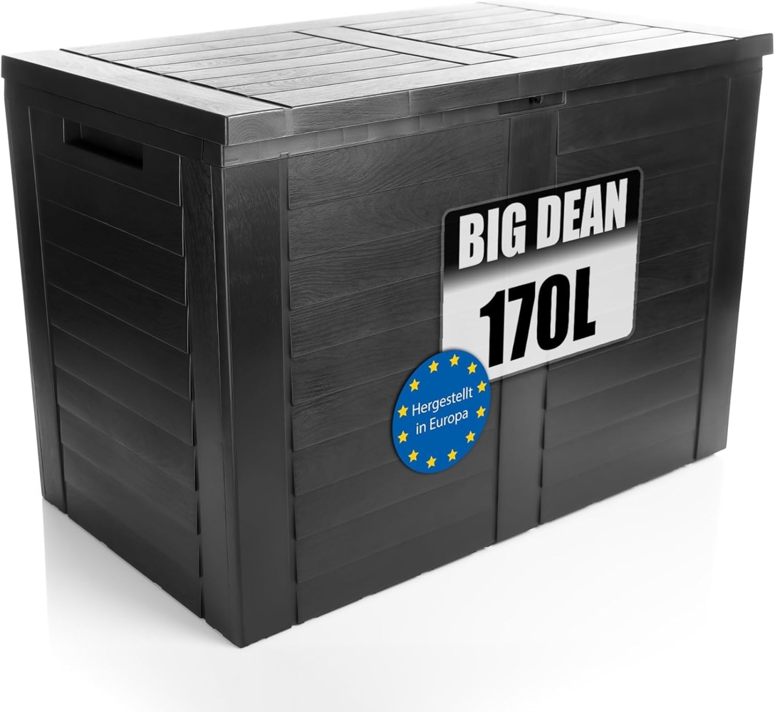 BigDean Gartenbox Auflagenbox Garten 170L mit Stecksystem aus Kunststoff wasserdicht (1 St) Bild 1