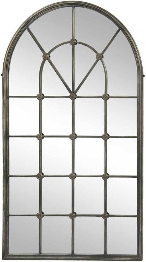 Grafelstein Dekospiegel CHATEAU antik Fenster Wandspiegel Rundbogenfenster Landhausstil Bild 1