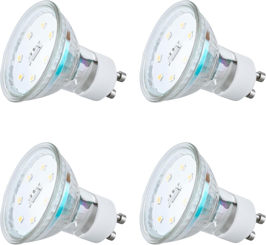 SEBSON LED-Leuchtmittel LED Lampe GU10 warmweiß 3,5W 300lm Strahler 230V Leuchtmittel, GU10, 4 St, Warmweiß, Einbaustrahler 230V Bild 1