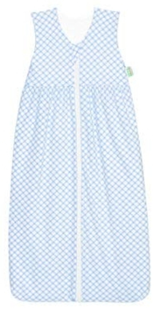 ODENWÄLDER BABYNEST Anni Jersey-Schlafsack Check Gr. 70, Cool Blue 1439-1/2036 Gr. 70 Bild 1