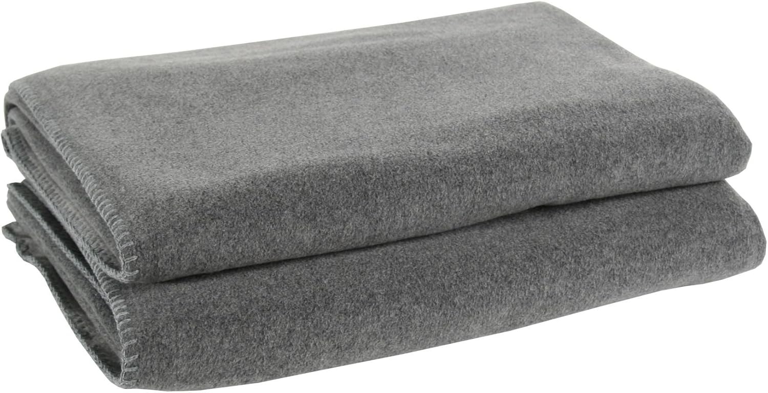 Zoeppritz Soft-Fleece Decke medium grey 160x200 cm 103291-940 Bild 1