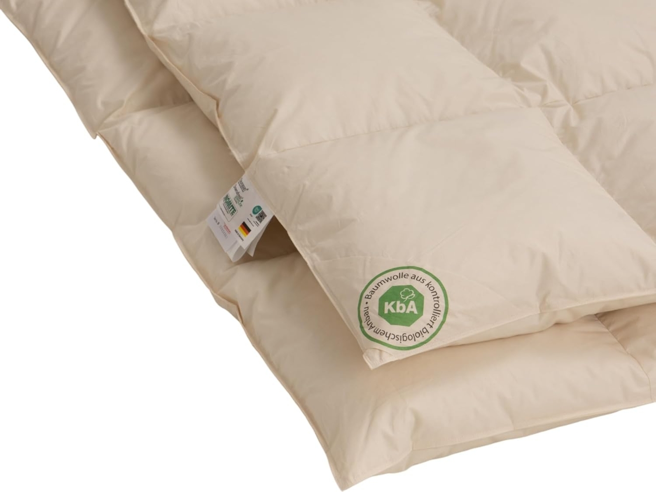 Vitaschlaf® Bio-Luxe-KBA Arktik Kälte Daune 100% Daune TESTSIEGER - W6 - EXTRA WARM 135x200cm Bild 1