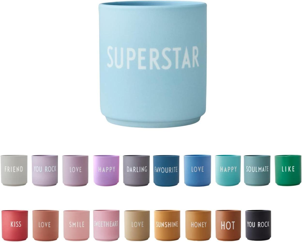 Design Letters Becher Favourite Cup Superstar Hellblau 10101002LBSUPRSTAR Bild 1