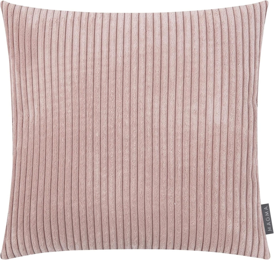 MAGMA Shara Kissenhülle Cord Look Rose ca. 60 x 60 cm Bild 1