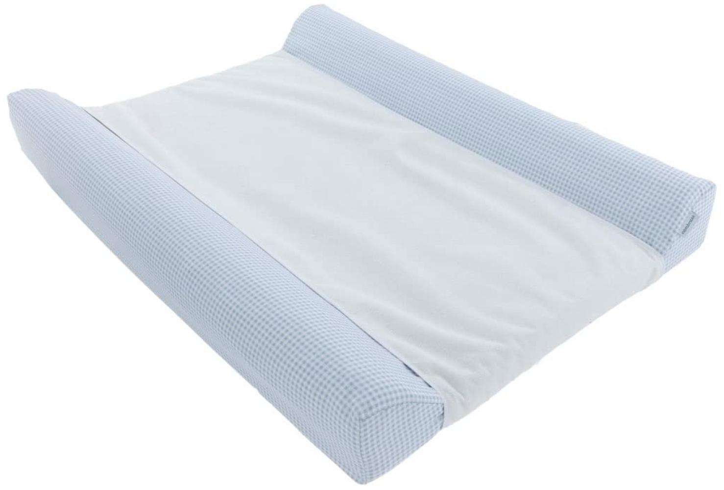 Cambrass - Wickelauflage Foam 50x70 cm 50 x 70 x 9 cm Vichy10 Himmelblau Bild 1