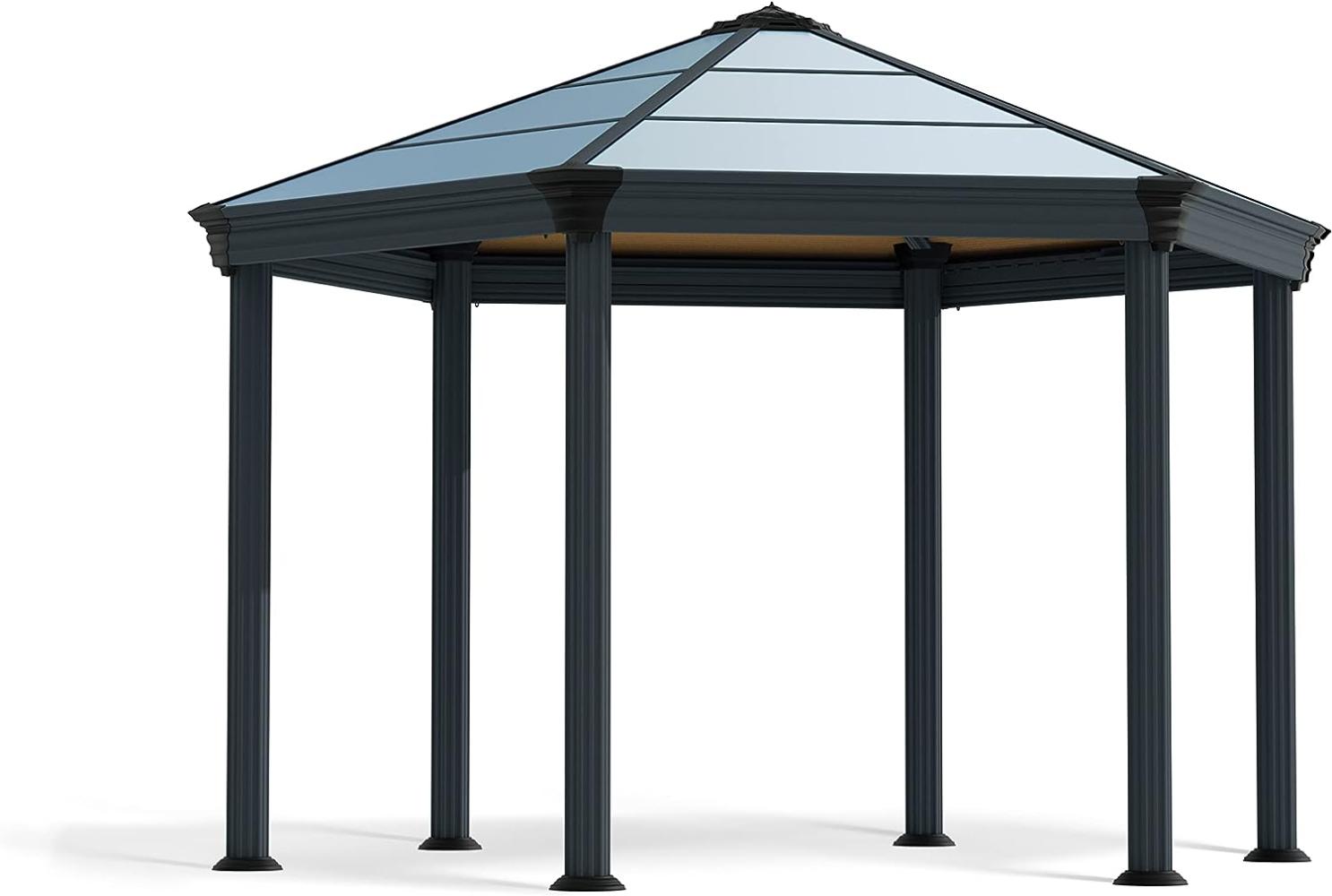 Palram - Canopia Aluminium Pavillon Roma | Anthrazit | 415x359 cm Bild 1