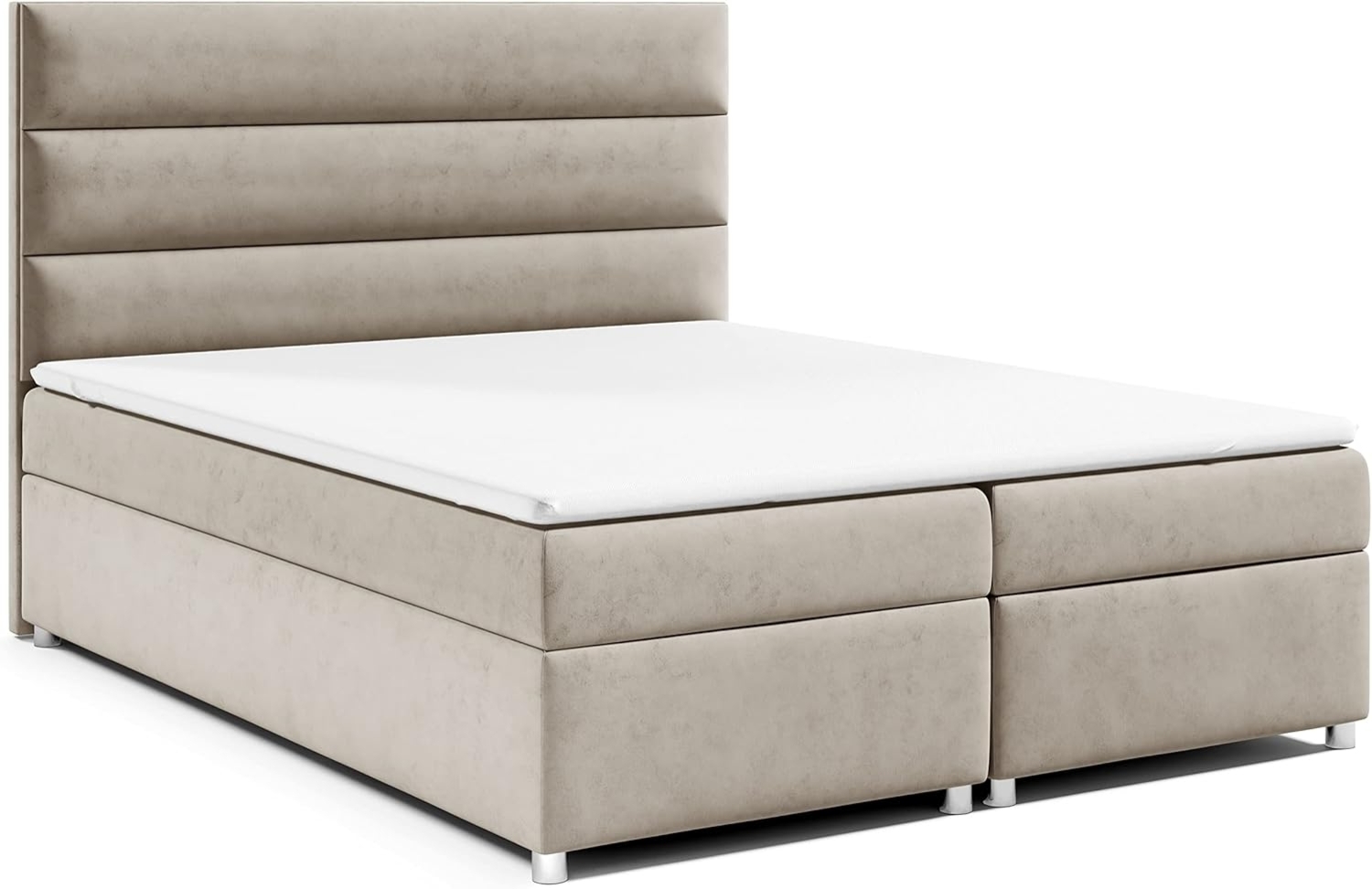 Best for Home Boxspringbett mit Bettkasten Trinity K-1 Bonellfederkern inkl. 7 cm Topper (140x200 160x200 180x200 200x200 cm), Handwerksqualität, TOP Preis-Leistungs-Verhältnis Bild 1