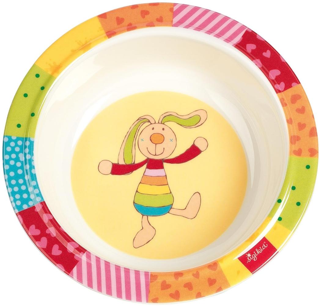 Sigikid Rainbow Rabbit Melamin Schüssel (15,5 x 15,5 x 4,5 cm) Bild 1