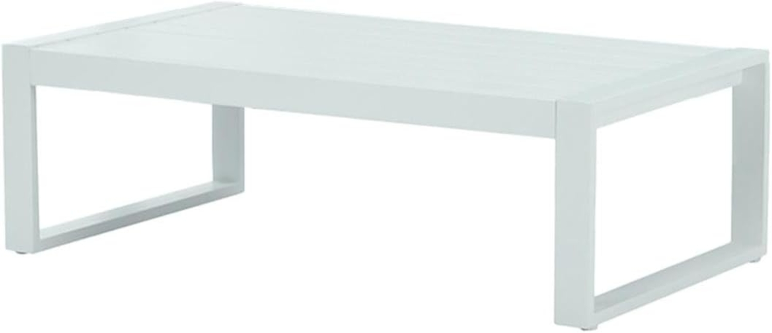 Vente-unique - Gartentisch - Aluminium - Weiß - MOLOKAI von MYLIA Bild 1