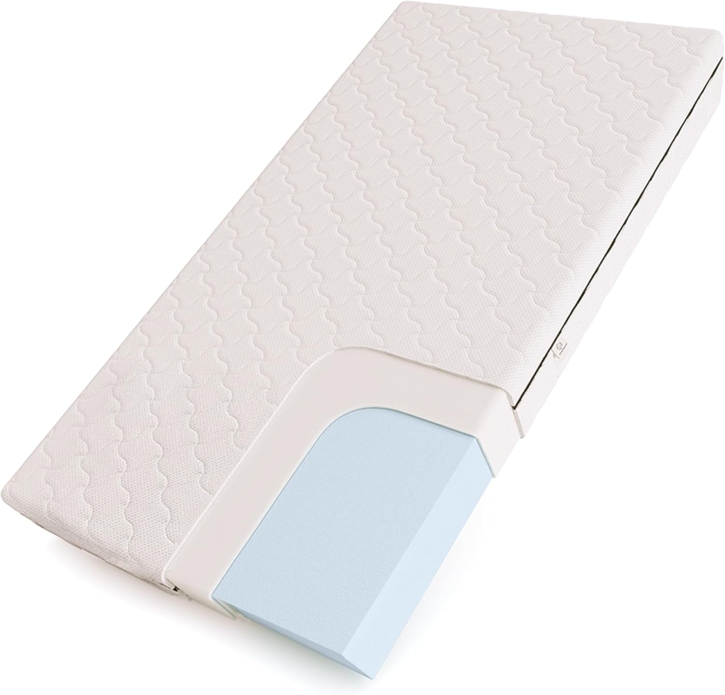 smartwood Kindermatratze 160x180 16cm - Matratze für Kinder Oeko Tex - Atmungsaktiv Kaltschaumkern H2 und Waschbarer Anti-Allergie-Bezug - Doppelseitige Rollmatratze Bild 1