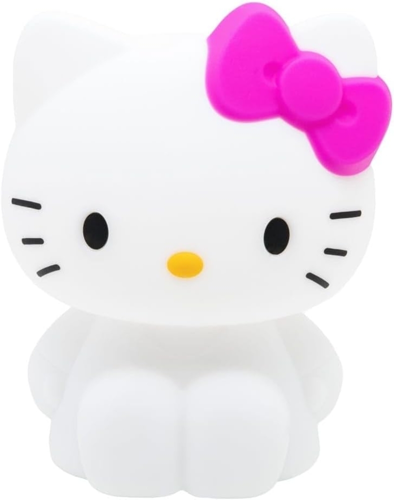 Hello Kitty Squishy Lampe – Offiziell lizenziertes Sanrio freistehendes Schreibtischlicht, Spielzimmer-Dekor und Merchandise für Jungen und Mädchen, Nachtlicht Geschenk Zubehör für Bild 1