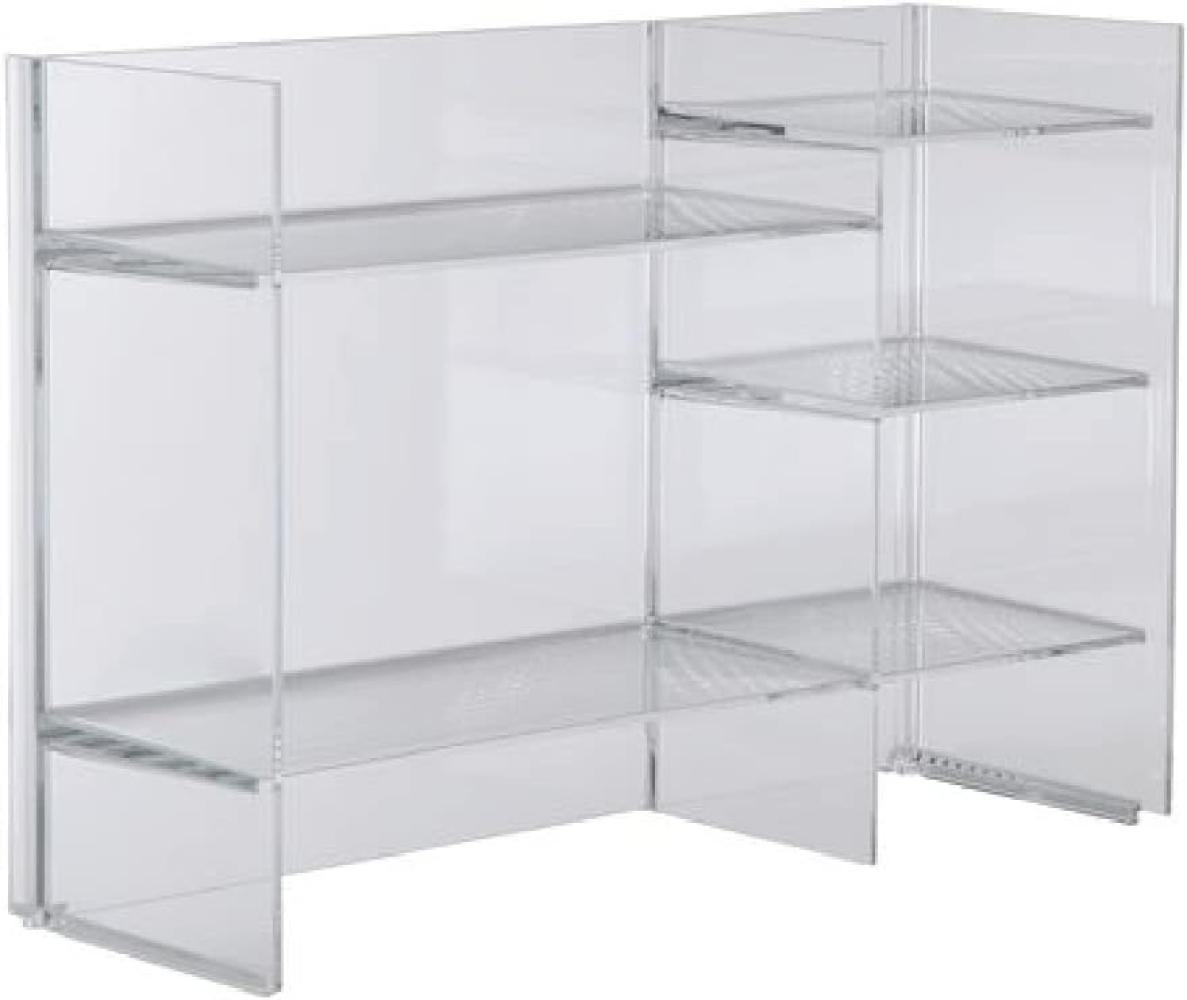 Kartell 9910B4 Regalsystem Sound Rack, transparent Bild 1