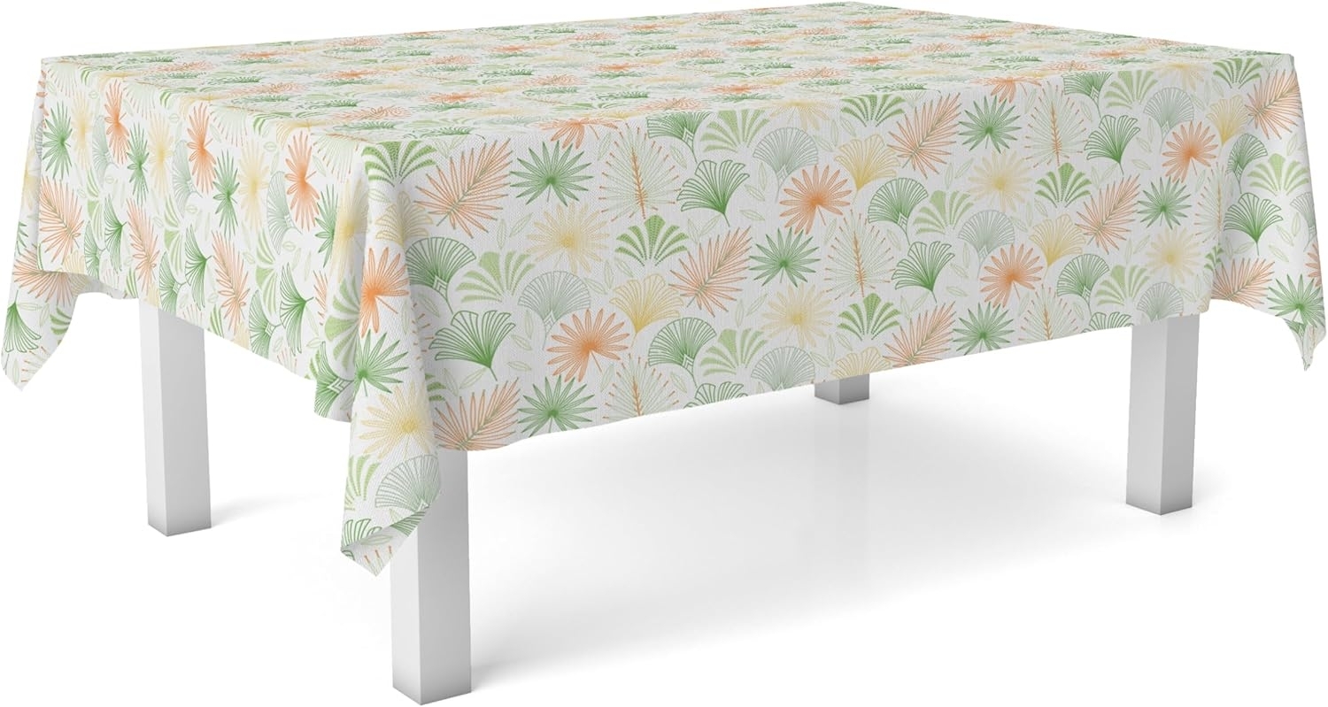 Martina Home Wachstuchtischdecke, Palmengrün, 180x140 cm Bild 1