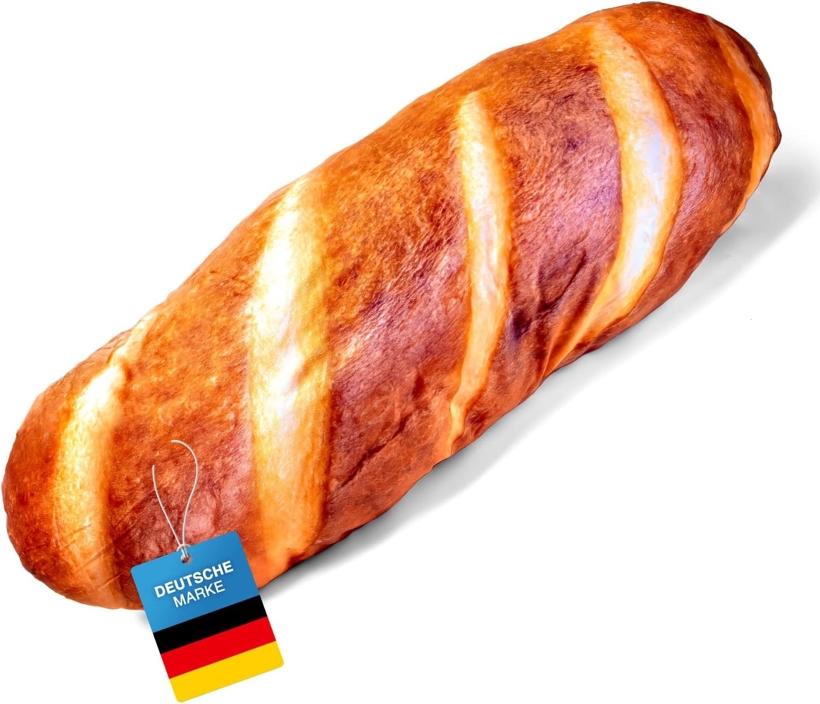 Feluna Sofakissen Baguette-Kissen Brotkissen, Stoffkissen in Brotform Zierkissen Bild 1