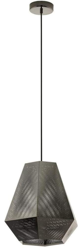 Eglo 43223 Pendelleuchte CHIAVICA nickel-nero E27 1X28W Ø36cm H:110cm dimmar Bild 1