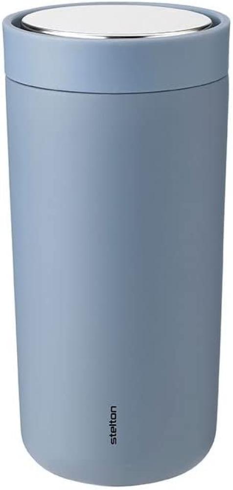 To Go Click Edelstahl Doppelwand Thermobecher, 0,4 l. Dusty blue Stelton Becher Bild 1