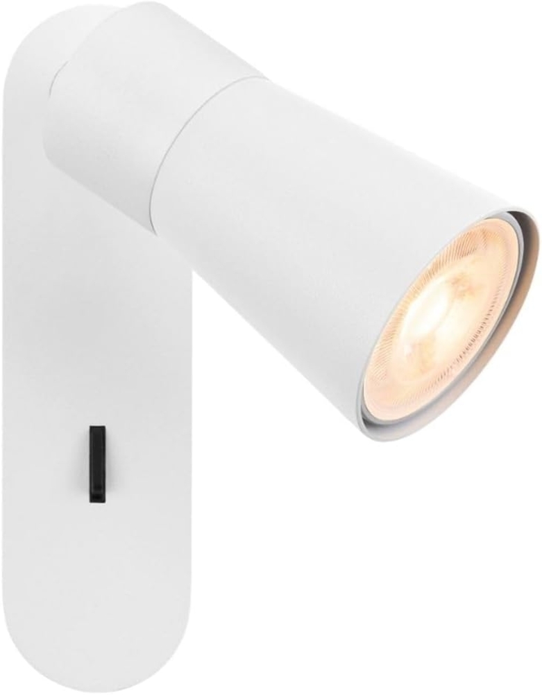 SLV PURI 2.0 Cone, Wand- und Deckenaufbauleuchte, Schalter, rechteckig, 1x max. 6W GU10, weiß - Wand- und Deckenleuchten Bild 1