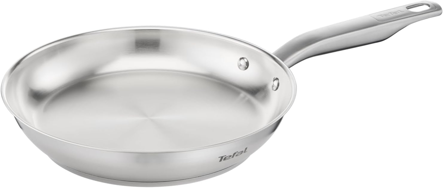 Tefal Virtuoso Pfanne E49204 | 24 cm | 10 Jahre Garantie | hochwertiger Premium-Edelstahl | Induktionsgeeignet | Anbraten | Rezepte Bild 1
