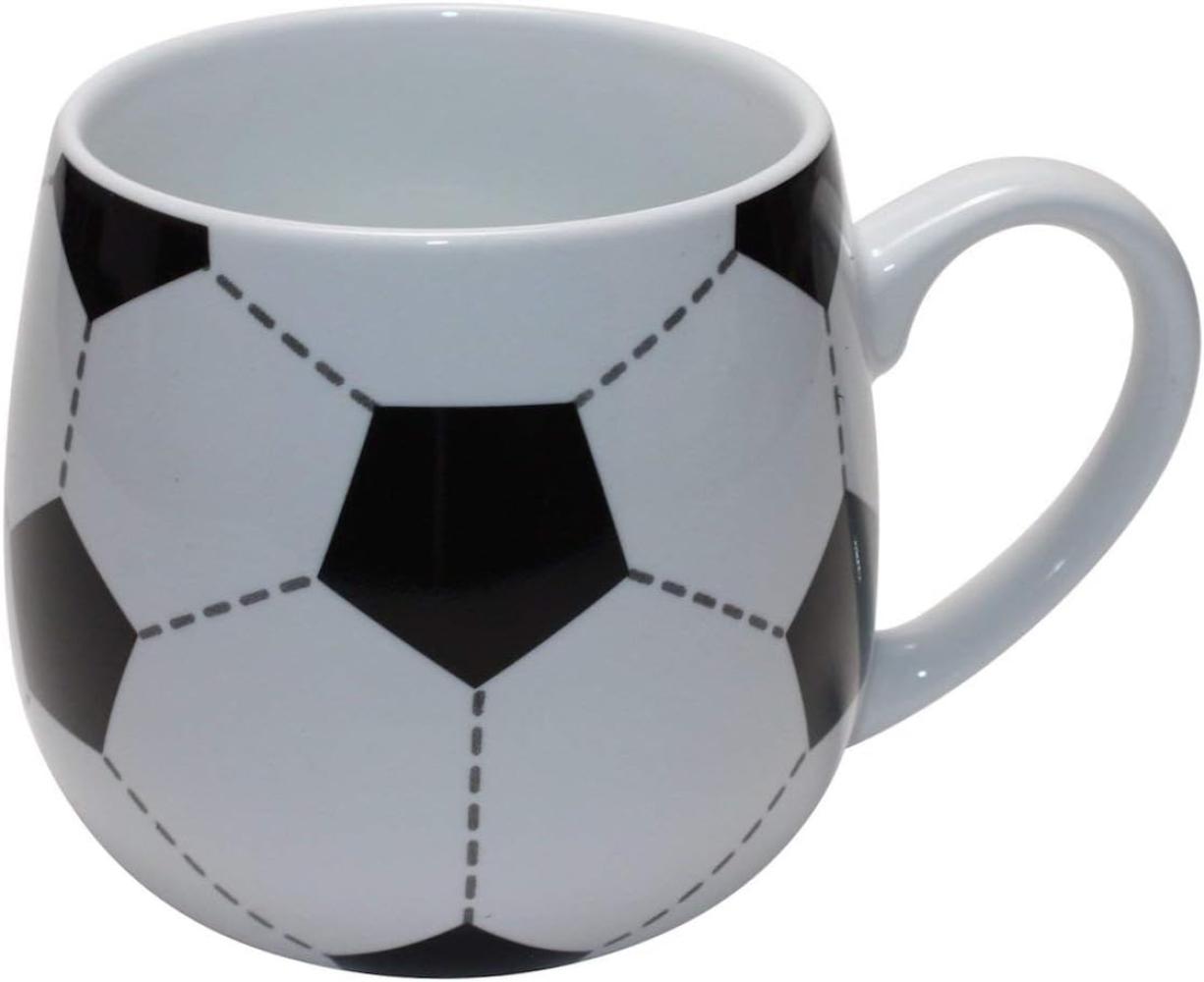 Könitz Fußball Kuschelbecher, Becher, Kaffeebecher, Tasse, Teetasse, Porzellan, 420ml, 1111430088 Bild 1