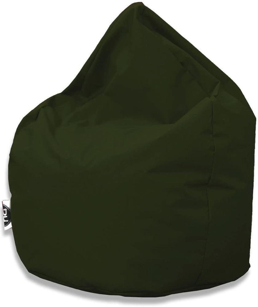 PATCH HOME Patchhome Sitzsack Tropfenform - Khaki für In & Outdoor XXL 420 Liter - mit Styropor Füllung in 25 versch. Farben und 3 Größen Bild 1