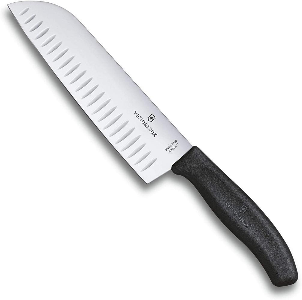 Victorinox 'Swiss Classic' Santokumesser, Edelstahl schwarz, 17 cm Bild 1