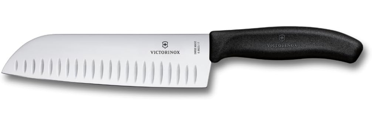 Victorinox 'Swiss Classic' Santokumesser, Edelstahl schwarz, 17 cm Bild 1