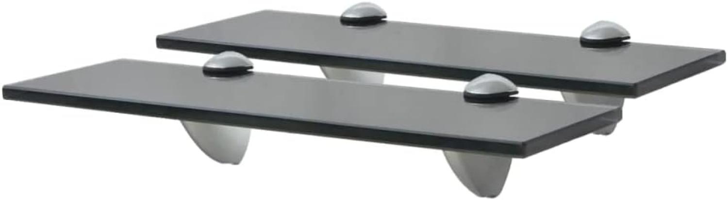 vidaXL Schwebende Regale 2 Stk. Glas 30x20 cm 8 mm [3051526] Bild 1