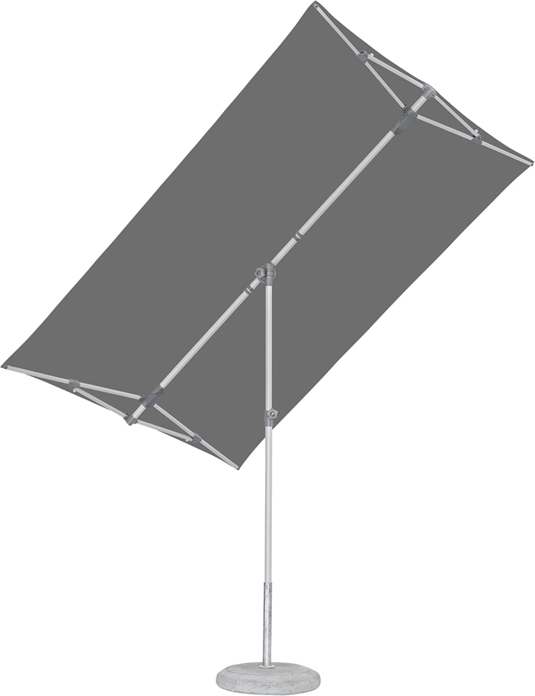 Suncomfort by Glatz Sonnenschirm Flex Roof, stone grey, 210x150 cm rechteckig, Gestell Aluminium, Bespannung Polyester, 5.3 kg Bild 1