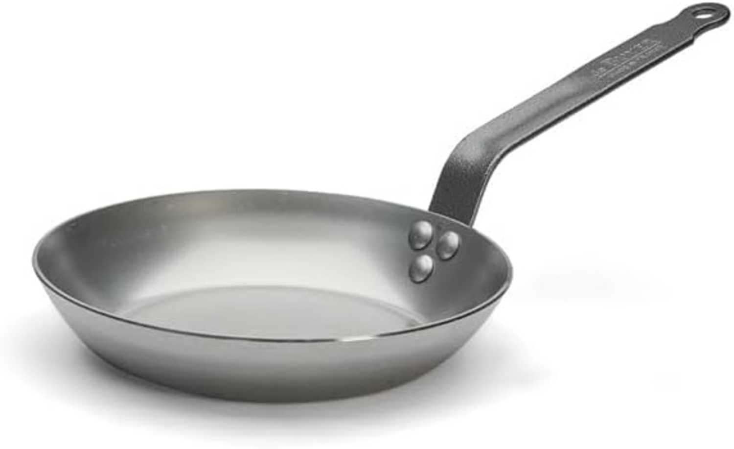de Buyer - Bratpfanne LYONNAISE aus schwerem Eisenstahl - 22 cm - 5110.22, Silber Bild 1