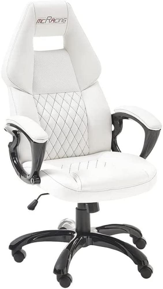 Gaming Stuhl Emilio / McRacing weiß Bild 1