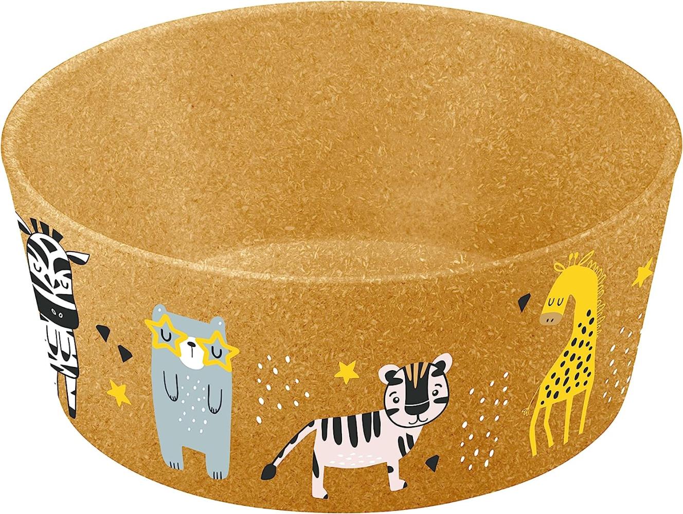 Koziol Schale Connect Bowl Zoo, Schüssel, Kunststoff, Nature Wood, 400 ml, 1436702 Bild 1