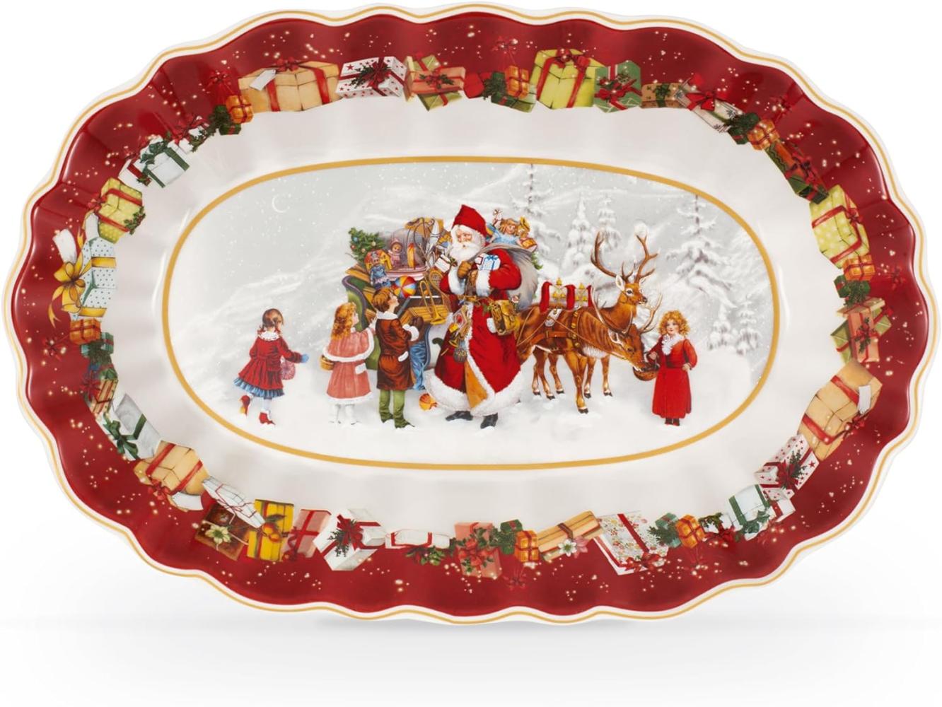 Villeroy & Boch Toy´s Fantasy Schale oval groß Santa & Kind Bild 1