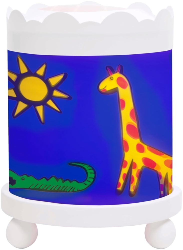 Nacht Licht - Magische Karussel Dschungel - Weiss 12V Bild 1