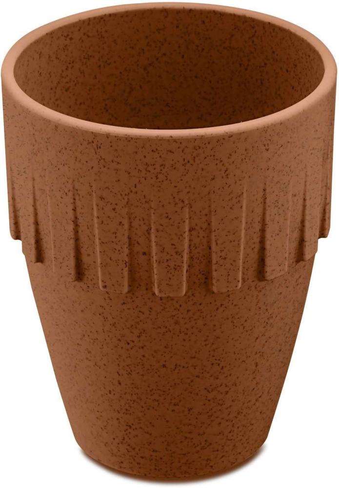 Koziol Becher Cappuccino Connect, Kaffeebecher, Tasse, Kaffeetasse, Thermoplastischer Kunststoff, Organic Rusty Steel, 300 ml, 4080674 Bild 1