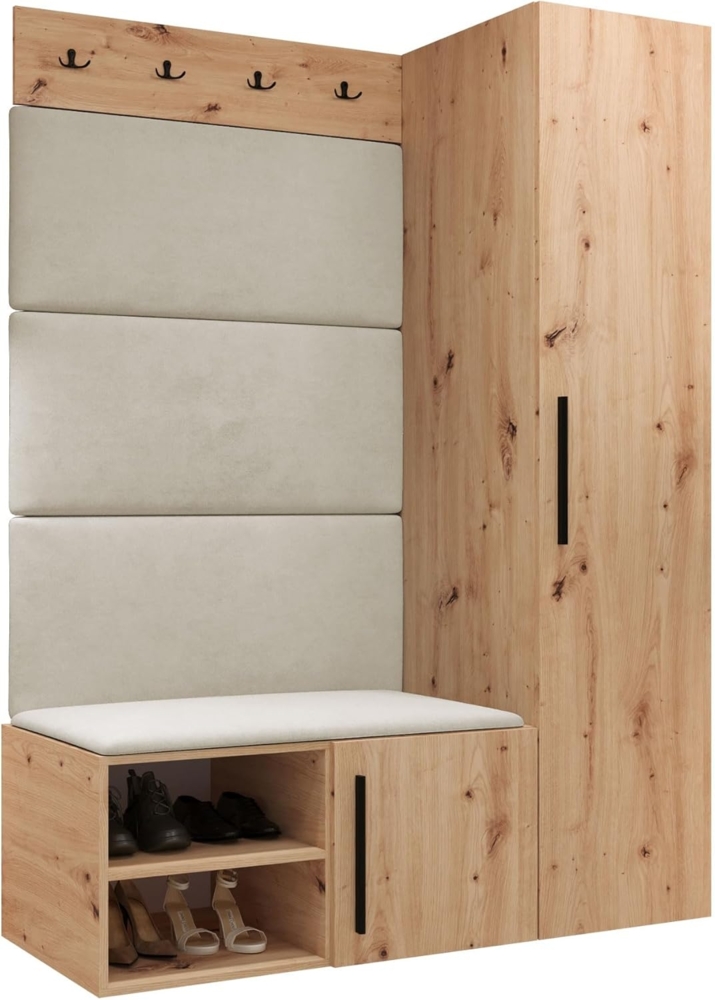 Garderoben-Set Mapreni II (Farbe: Artisan Eiche, Manila 02) Bild 1