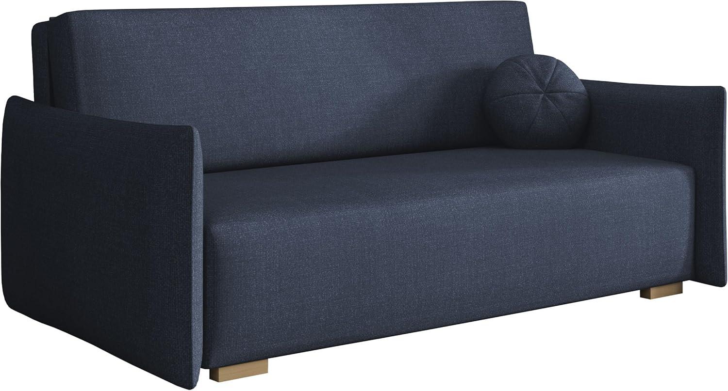 Sofa Viva Glov IV mit Schlaffunktion, 3 Sitzer Schlafsofa mit Bettkasten (Farbe: Soul 15) Bild 1