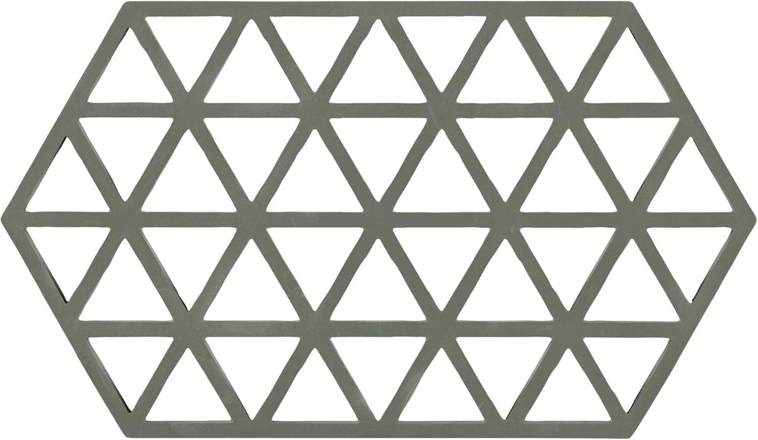 Zone Denmark Triangles Olive Green Untersetzer Silikon Bild 1