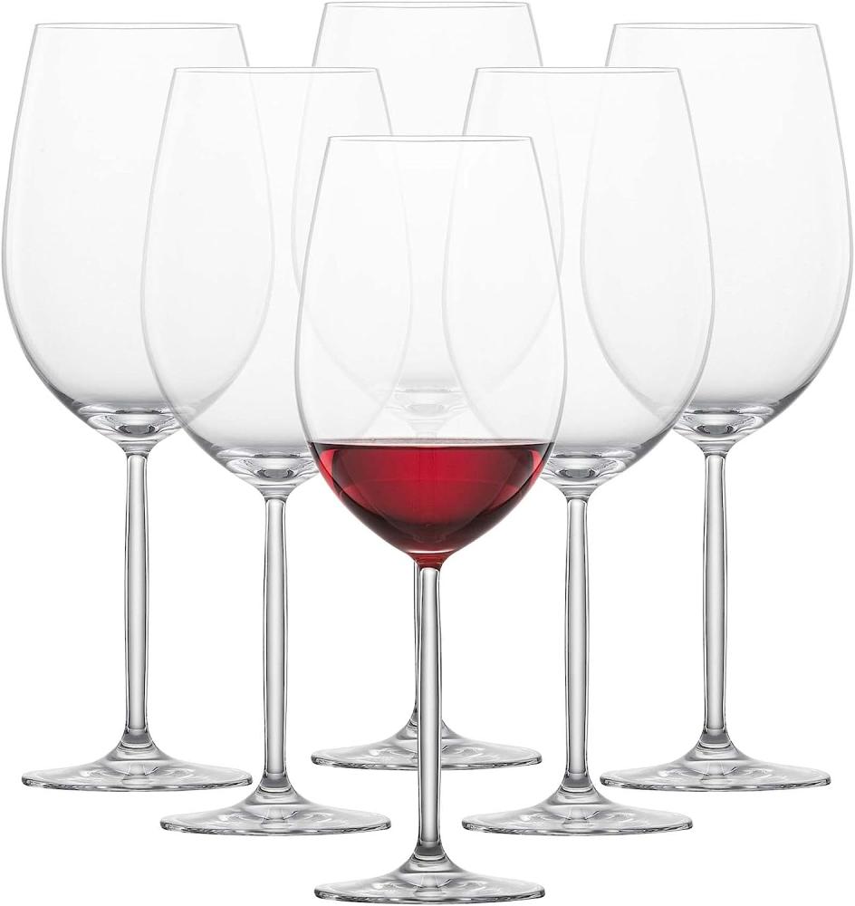 Schott Zwiesel Bordeauxpokal / Goblet 130, 6er Set, Diva, Rotwein, Form 8015, 768 ml, 104102 Bild 1