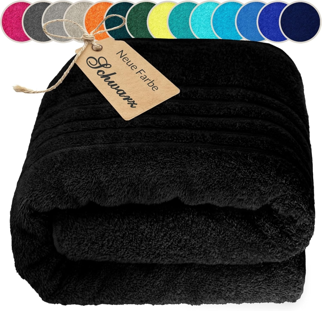 Lashuma Saunatuch XXL Handtuch London, Frottee (1-St), Badetuch Damen & Badehandtuch Herren 100x200 cm - Saunahandtuch 80x220 Bild 1