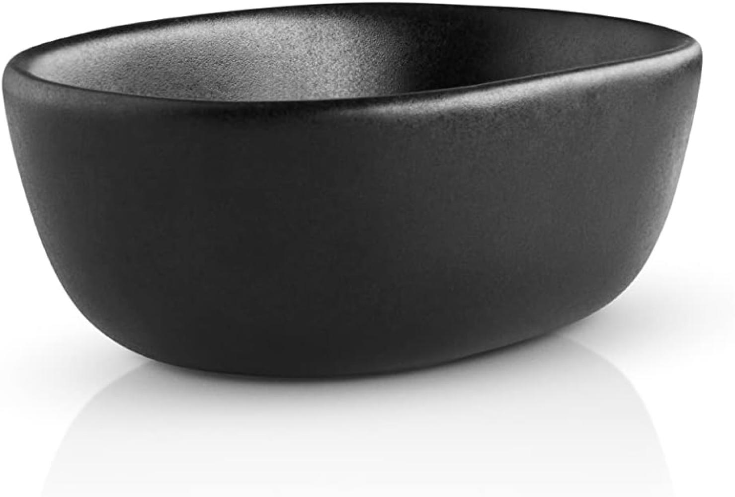 Eva Solo Nordic kitchen Sojaschüssel, Kleine Schüssel, Schale, Dipschale, Snackschale, Steinzeug, Black / Schwarz, 100 ml, 512703 Bild 1