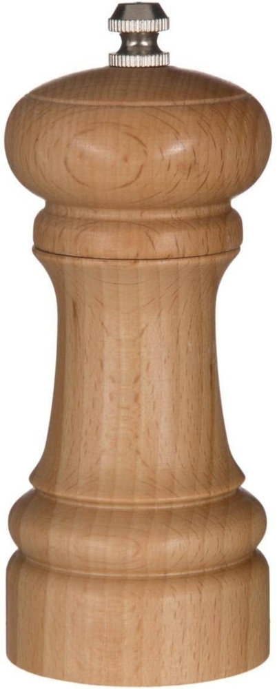 Gewürzmühle, handgefertigt, Naturholz, 14,5 cm - Secret de Gourmet Bild 1