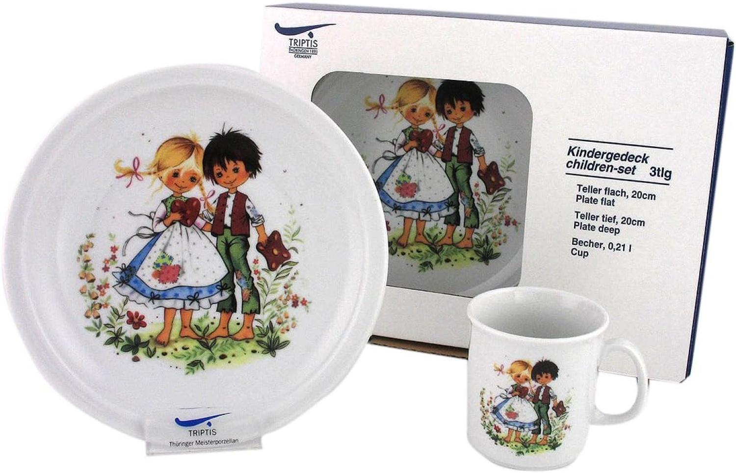 Triptis Kindergeschirr-Set Triptis Hänsel & Gretel Kinderset 3tlg, 1 Personen, Porzellan Bild 1