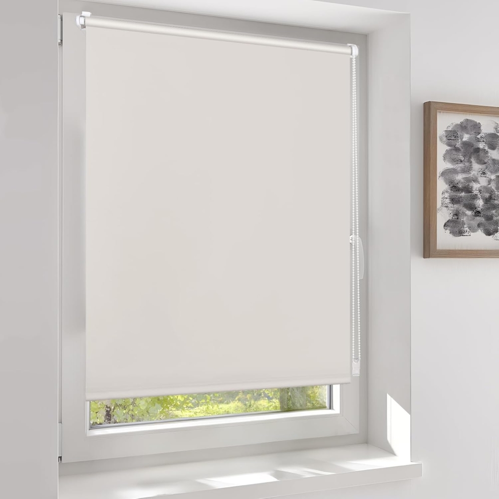 Verdunklungsrollo Verdunklungsrollo ohne Bohren Klemmfix Doppelseitig gleichfarbig, Sekey, Seitenzugrollo Freihängendes Seitenzugrollo, effektiver Sonnenschutz und Sichtschutz, einfache Montage, verdunkelnd Rollos für Fenster und Tür, Seitenzugrollo Bild 1