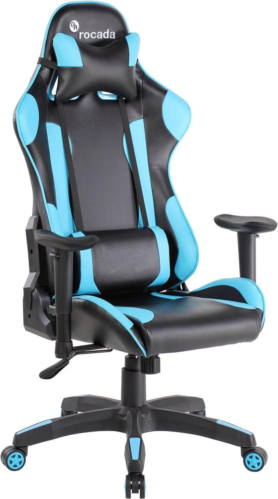 Rocada Gaming-Stuhl Professional blau Bild 1